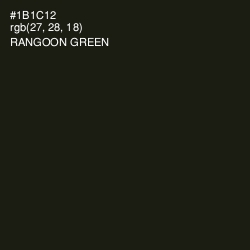 #1B1C12 - Rangoon Green Color Image